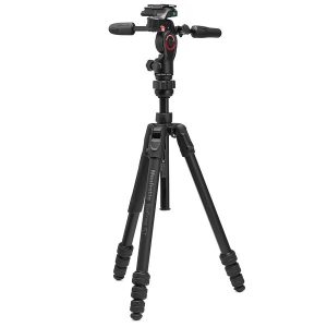 Manfrotto MKBFRTA4GTFB-3W Befree GT PRO Aluminium Travel Tripod with 3-Way Head