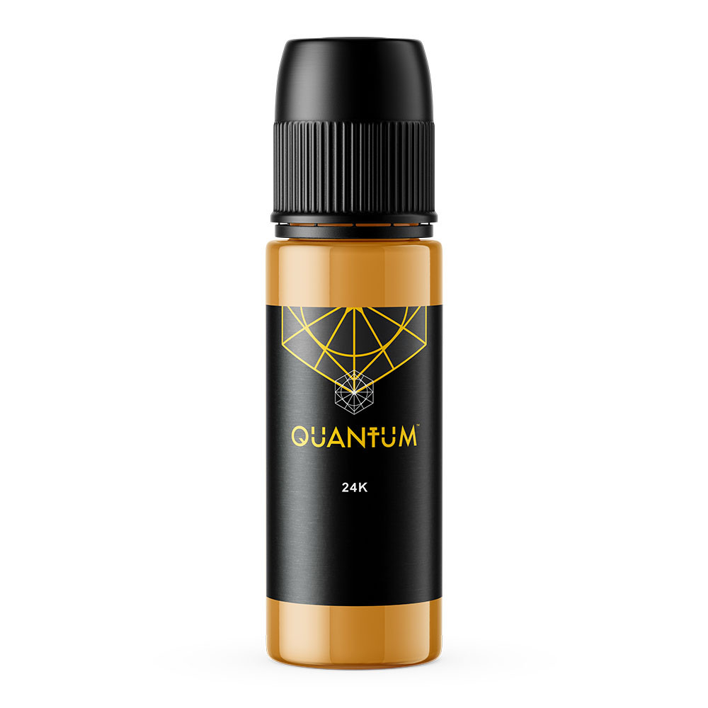 Quantum Premium Tattoo Ink - 1oz 24K Gold (30ml)