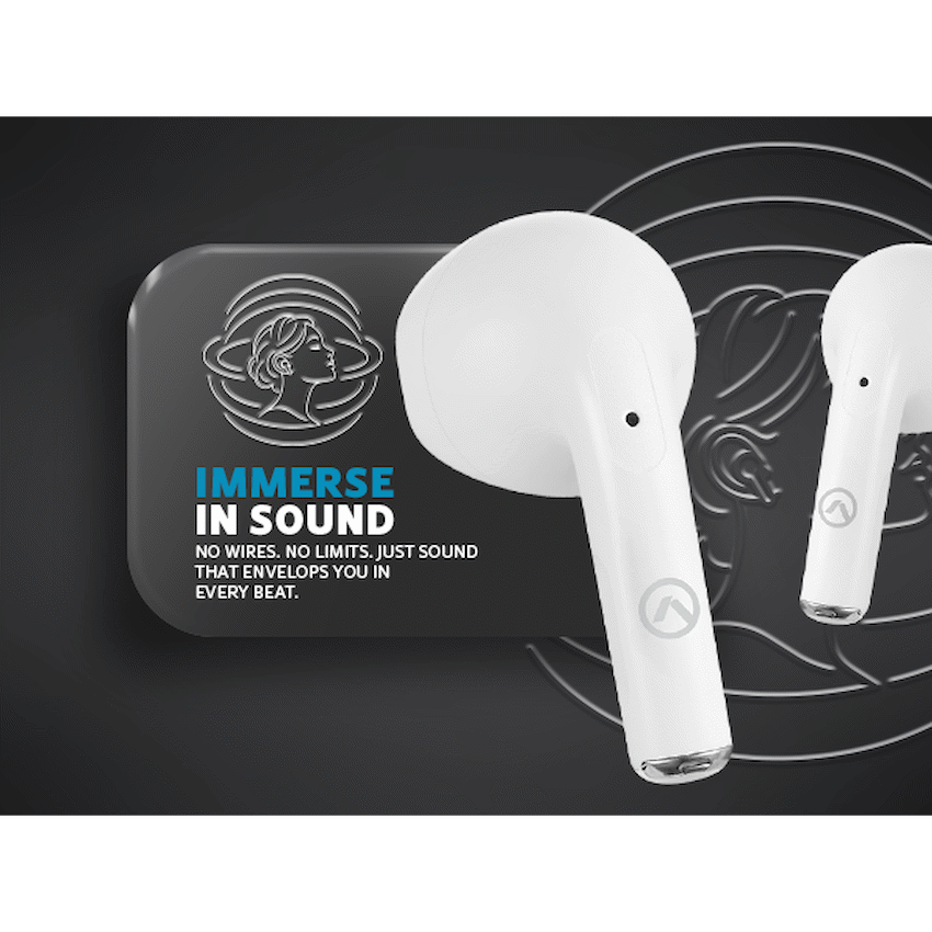 Amplify Note 3.0 Series TWS Earphones - White - Image 10
