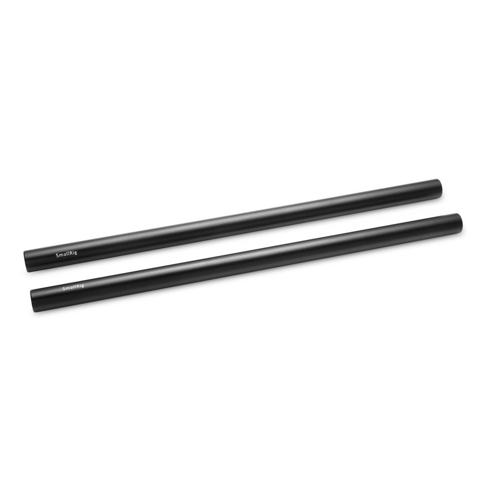 SmallRig 15mm Black Aluminum Alloy Rod (M12-30cm / 12in) (2pcs) 1053
