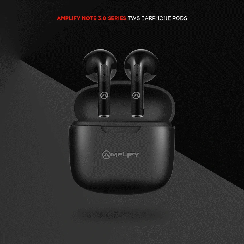 Amplify Note 3.0 Series TWS Earphone - Black - Image 12