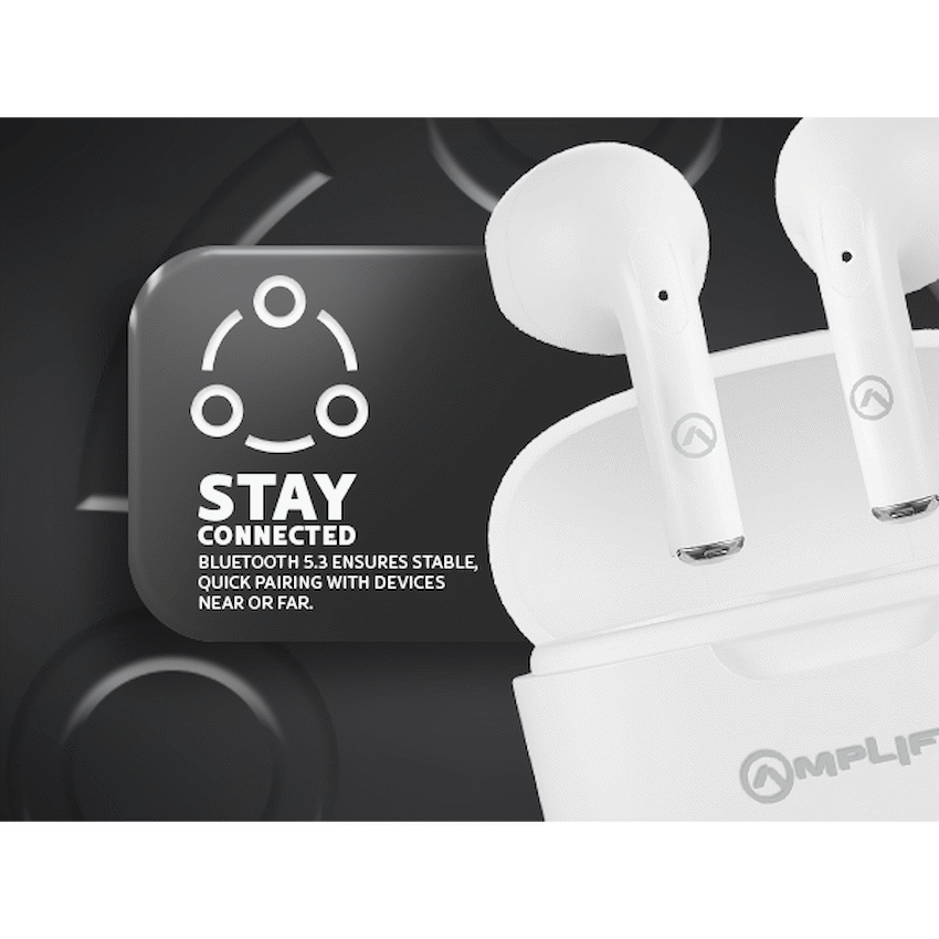 Amplify Note 3.0 Series TWS Earphones - White - Image 12