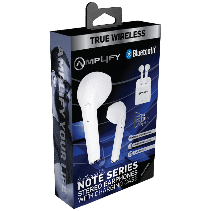 Amplify Note 2.0 Series TWS Earphone Pods - White - Image 2