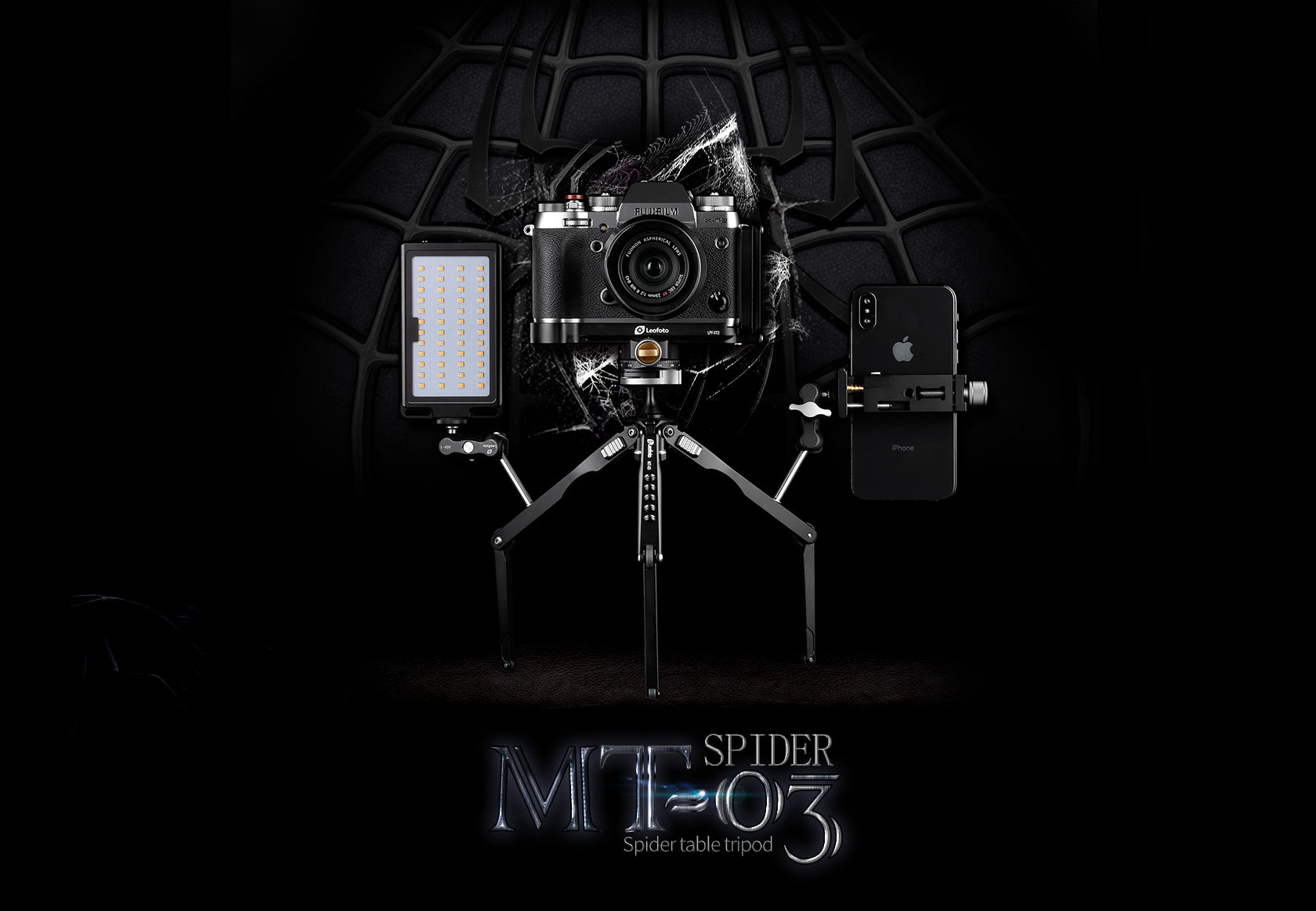 Leofoto MT-03 and LH-25 Mini Tripod Kit