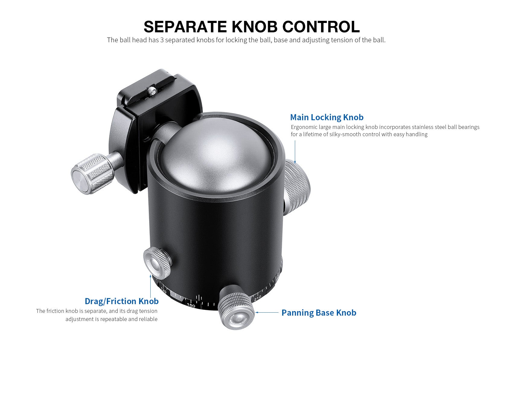 Leofoto HB-70 Ball Head