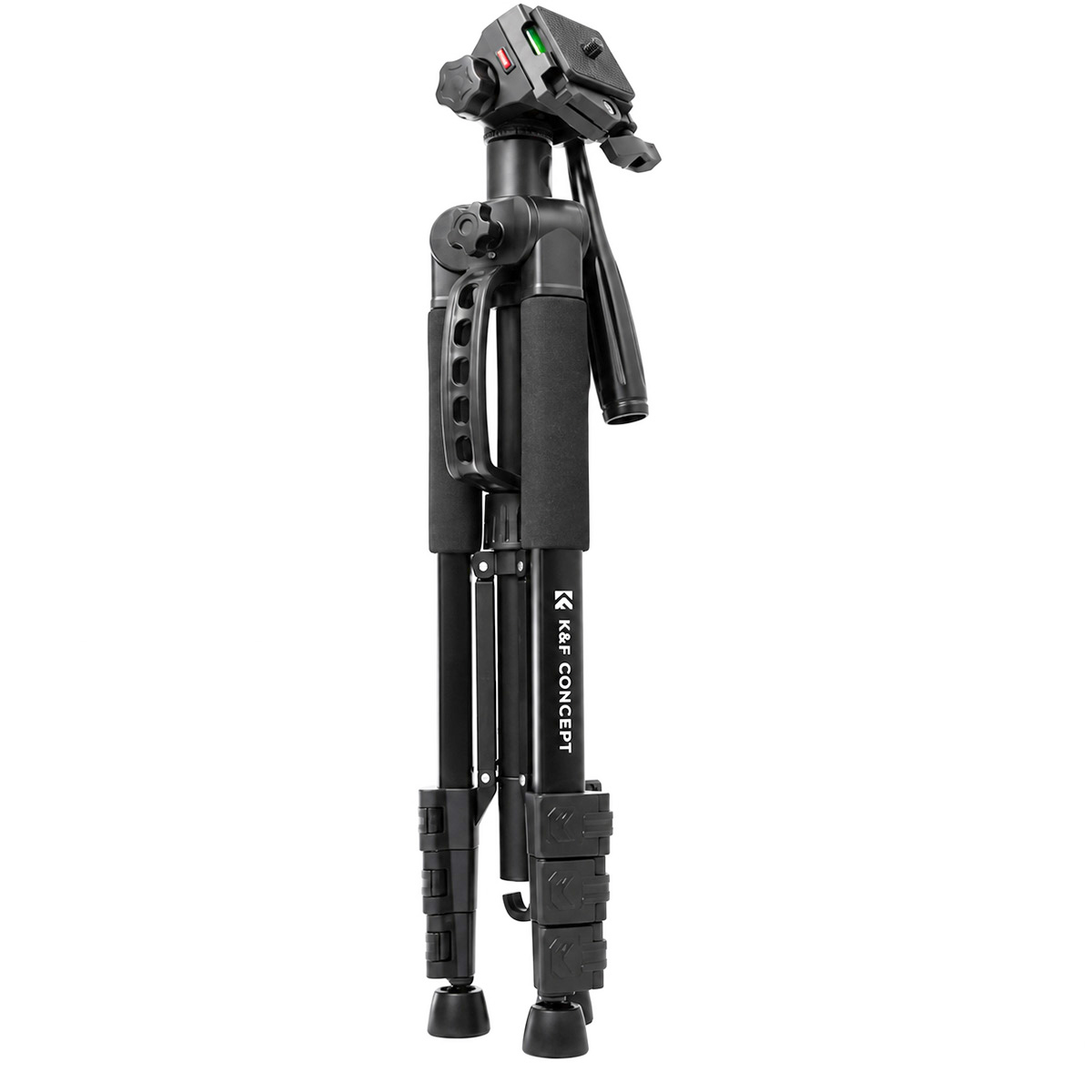 K & F Concept K&F Concept S254A1 Overhead Tripod Monopod with BV07 Fluid Video Head
