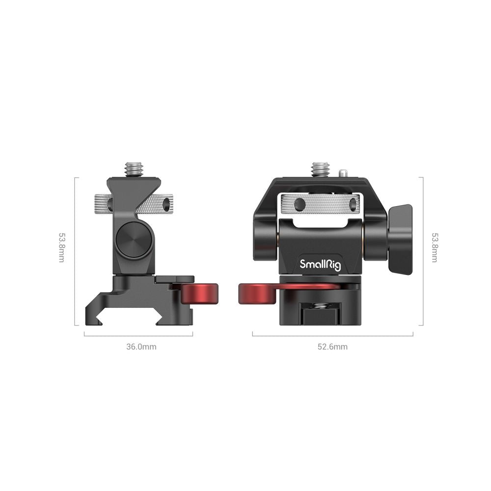 SmallRig Swivel and Tilt Adjustable Monitor Support with NATO Clamp 2906B