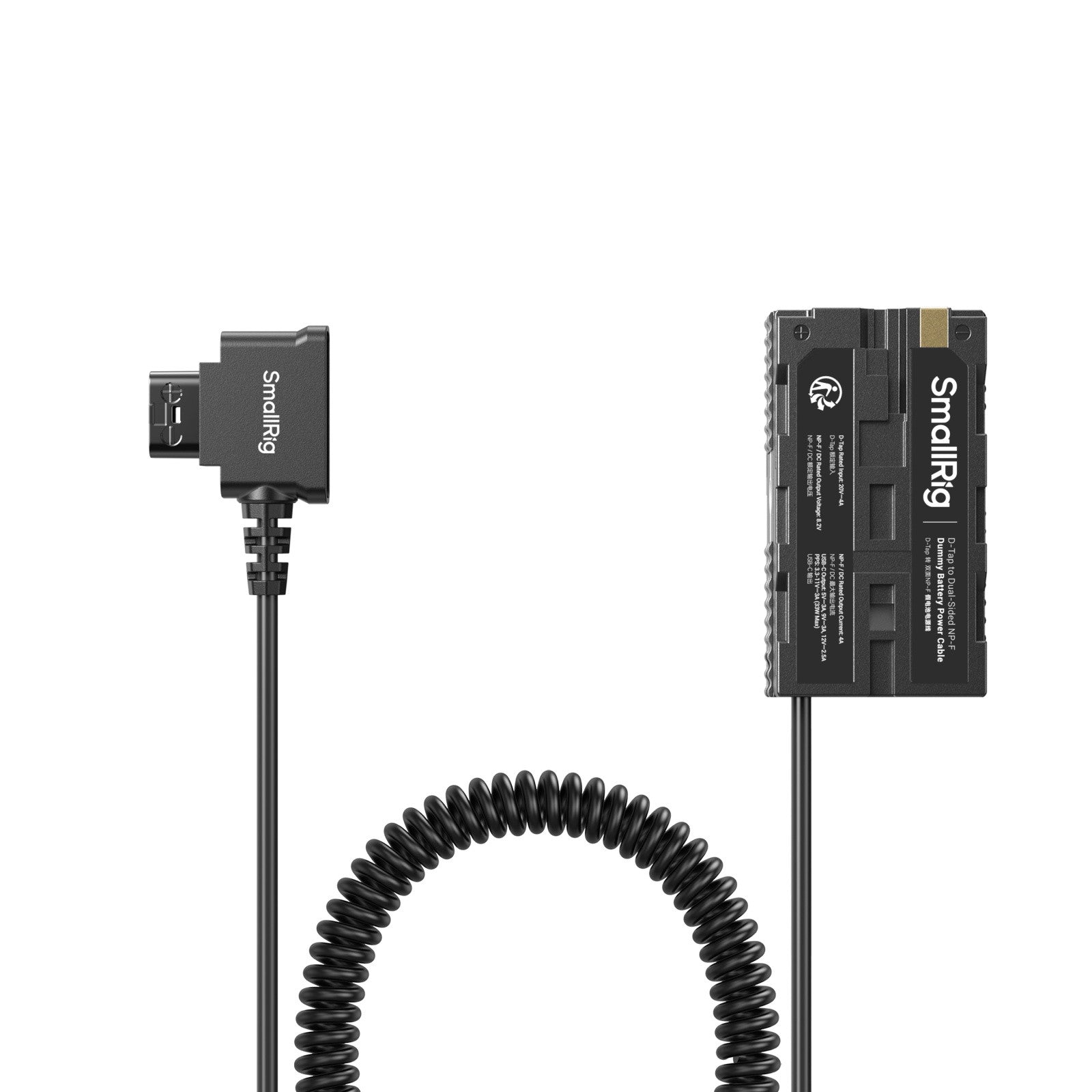 SmallRig D-Tap to Dual-Sided NP-F Dummy Battery Power Cable 4884