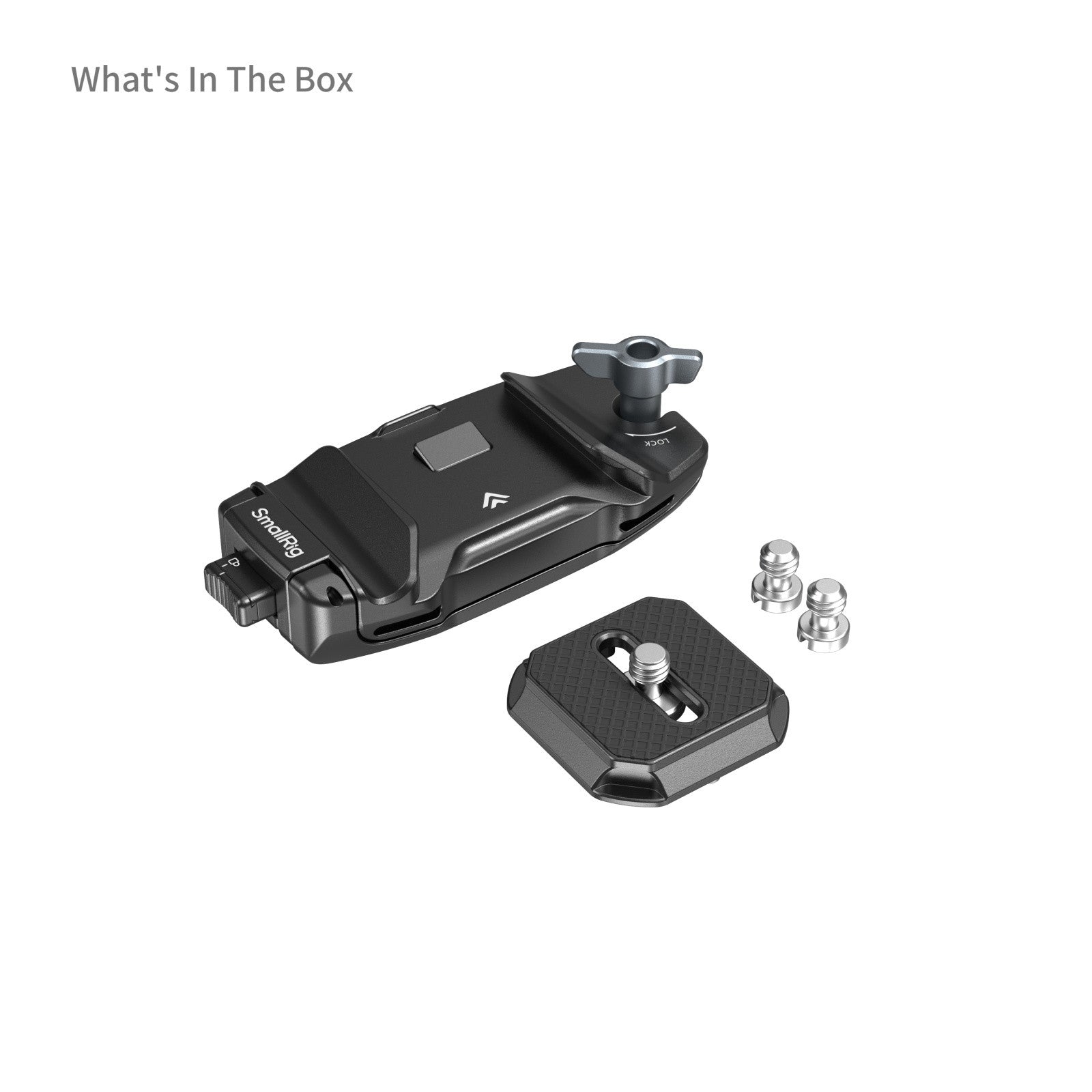 SmallRig Camera Clip with Quick Release Mount Plate Kit 5053