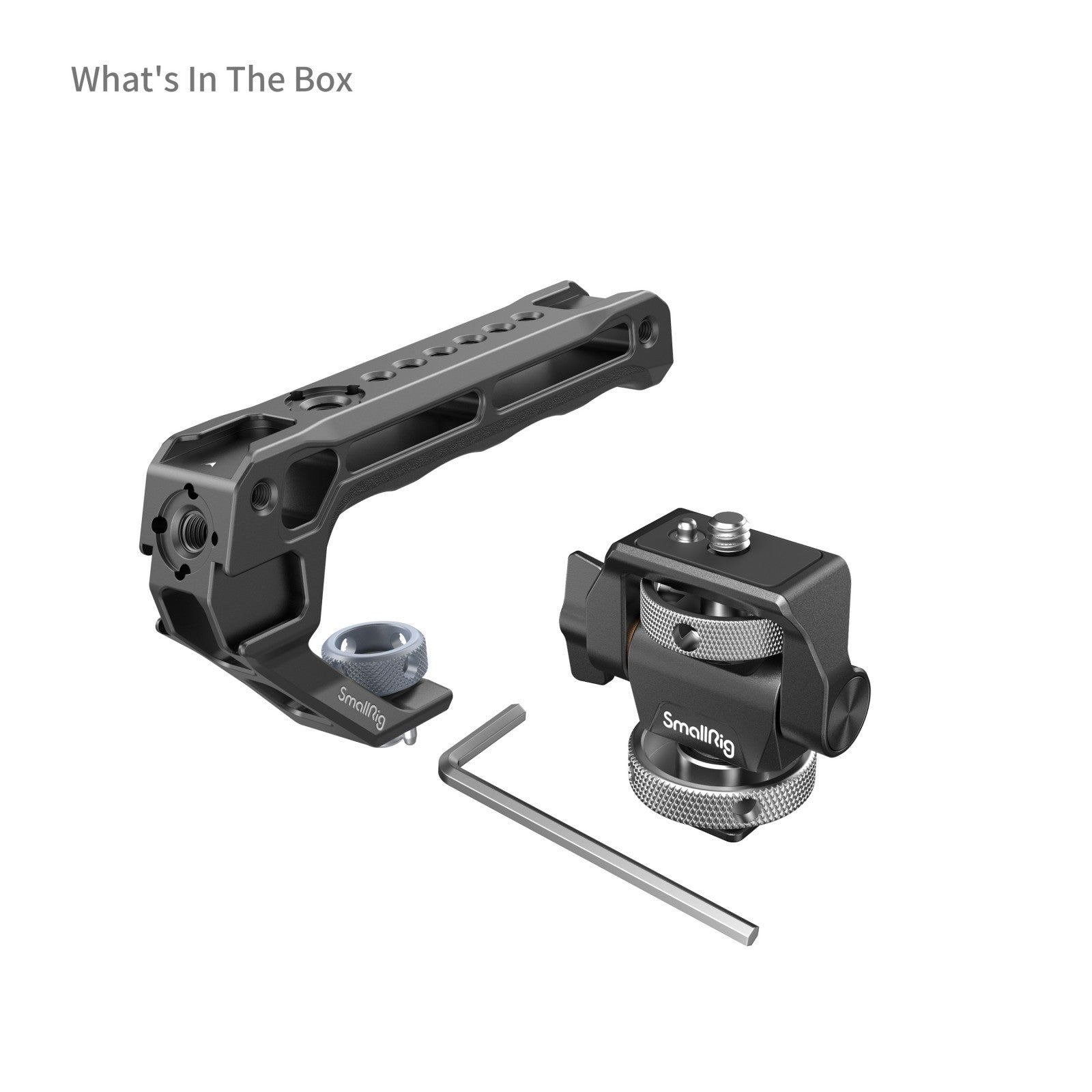 SmallRig Top Handle with Monitor Support Kit (Compatible with Cold Shoe) 5322