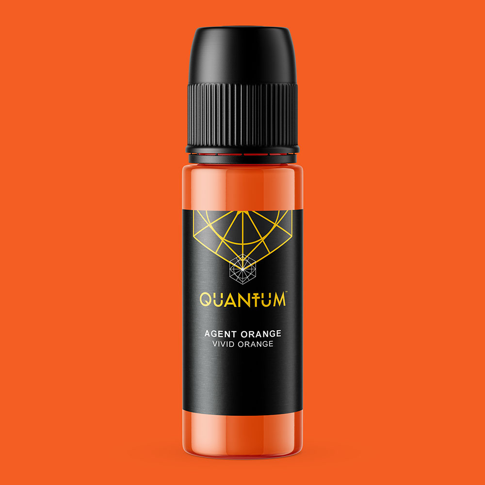 Quantum Premium Tattoo Ink - 1oz Agent Orange (30ml)