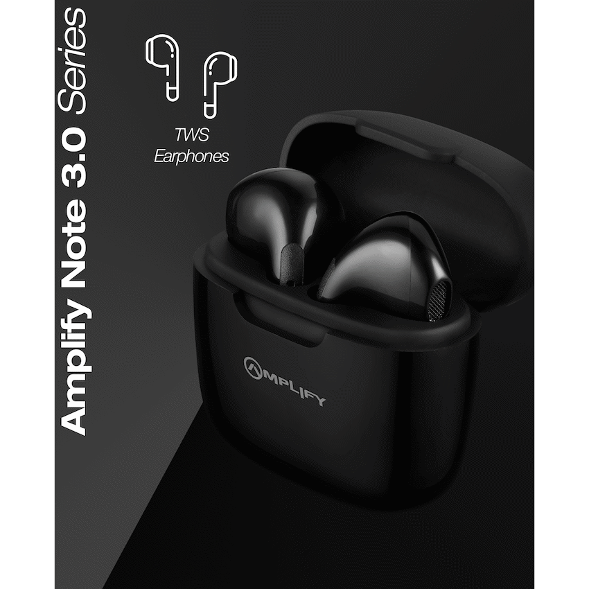 Amplify Note 3.0 Series TWS Earphone - Black - Image 8