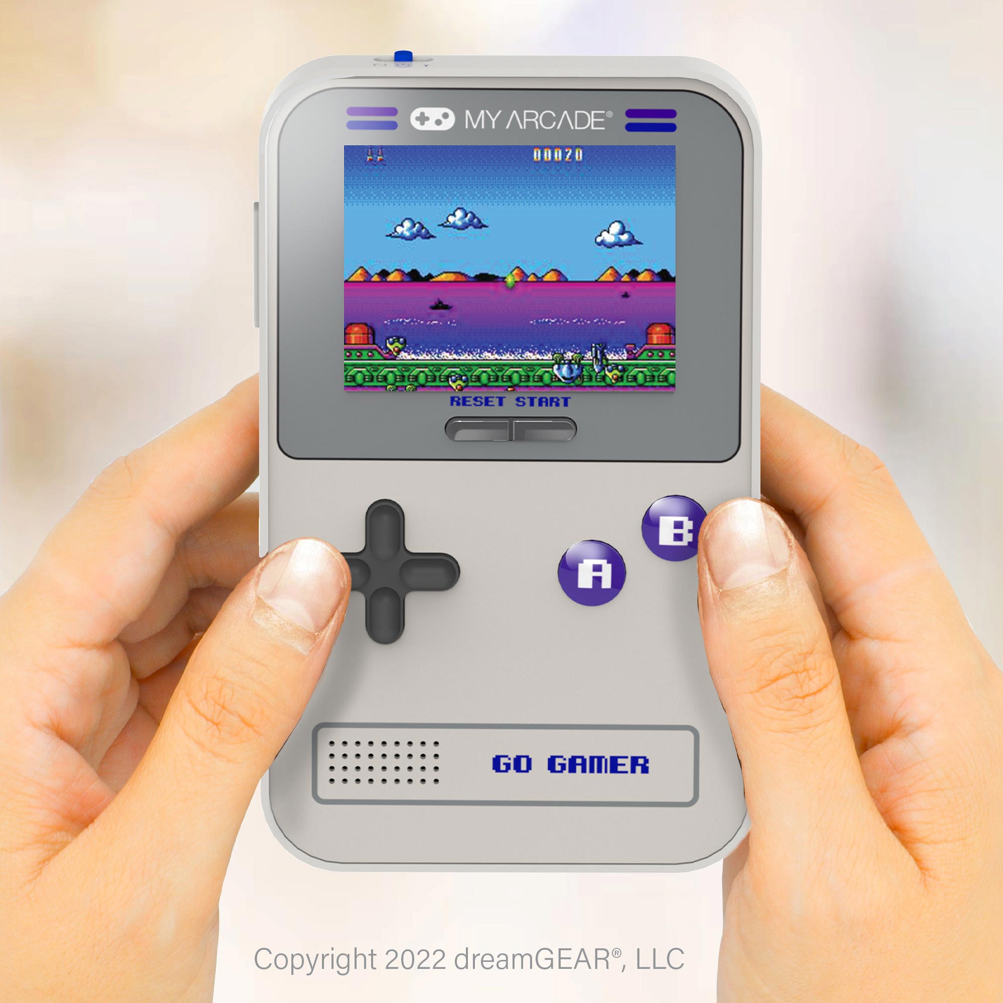 My Arcade Go Gamer Classic - Gray & Purple