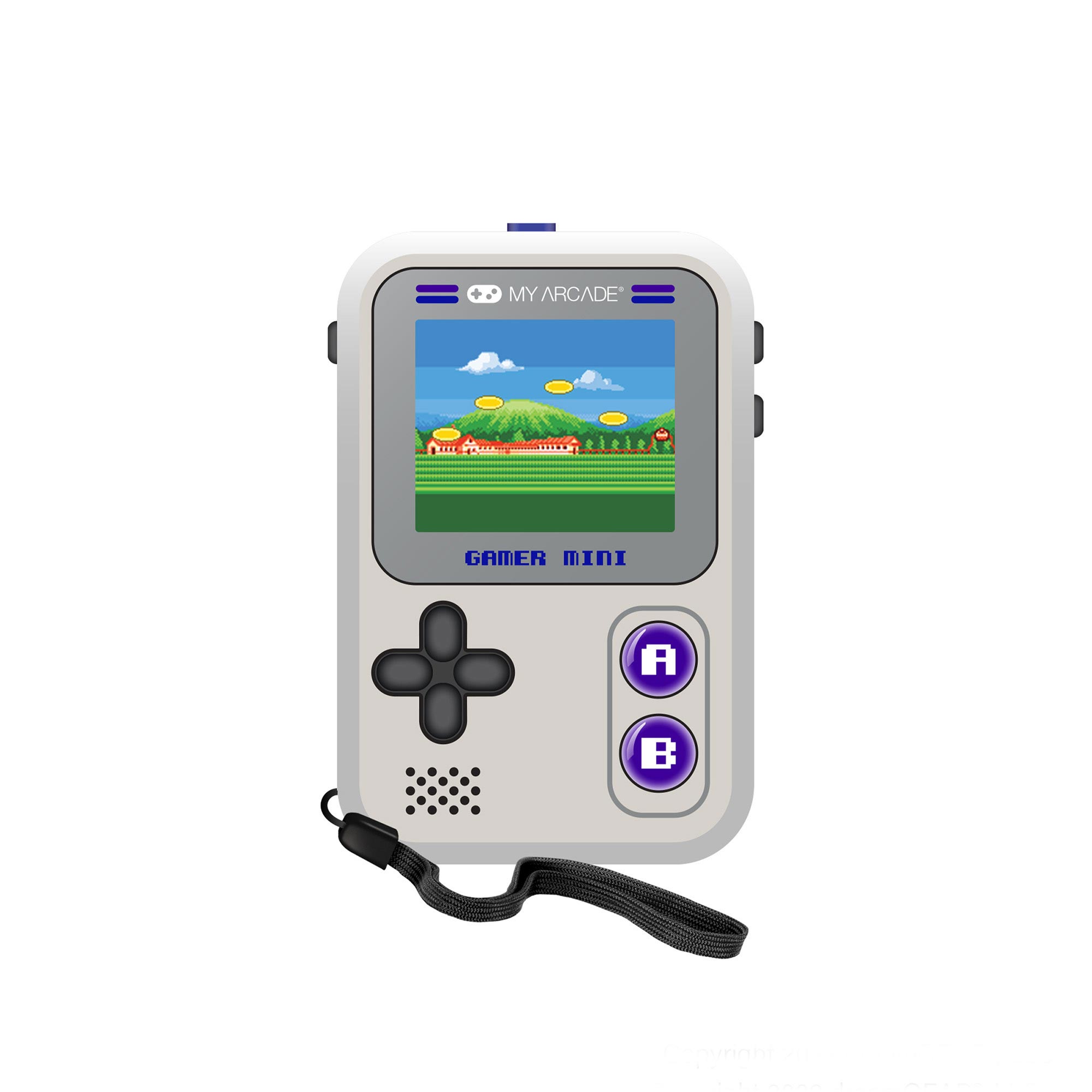 My Arcade Gamer Mini Classic - Grey & Purple