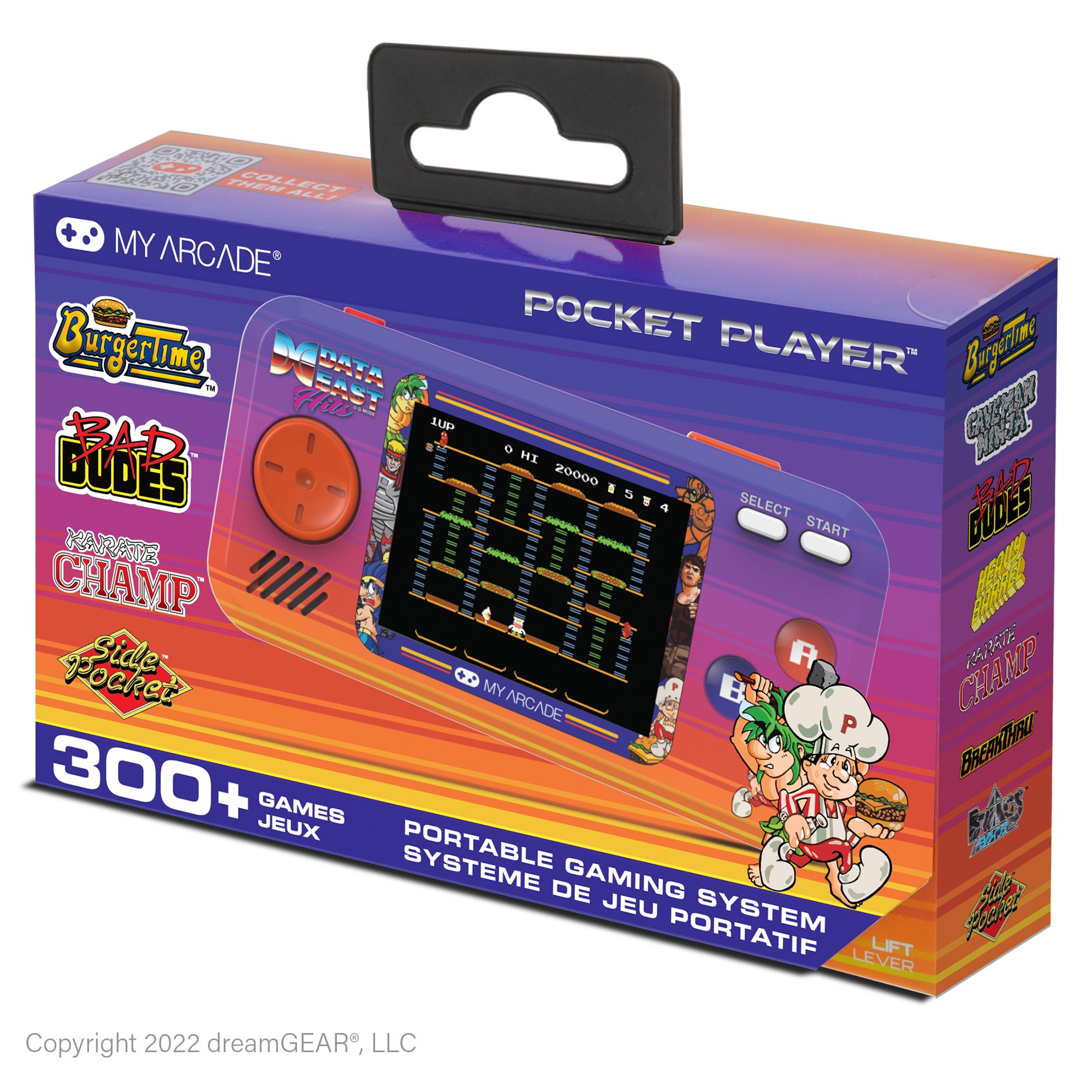My Arcade Pocket Player with 8 Data East Games
