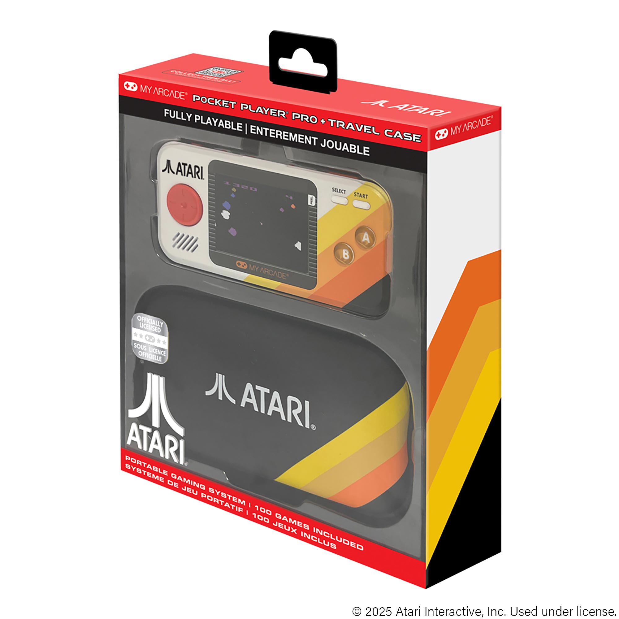 My Arcade Atari Pocket Player Pro + Travel Case