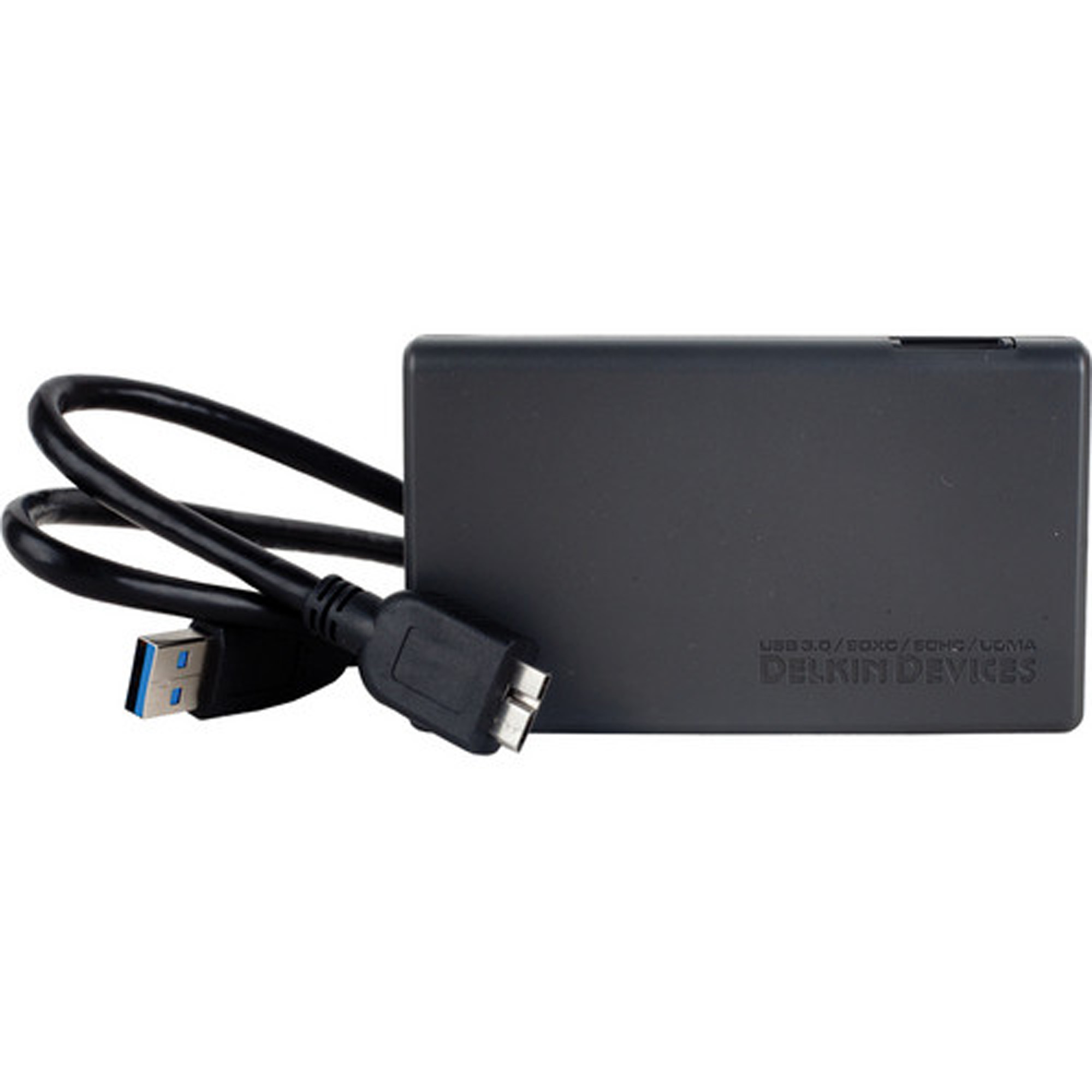 Delkin Reader USB 3.0 (3-IN1) Card Reader (SD, Microsd, CF)