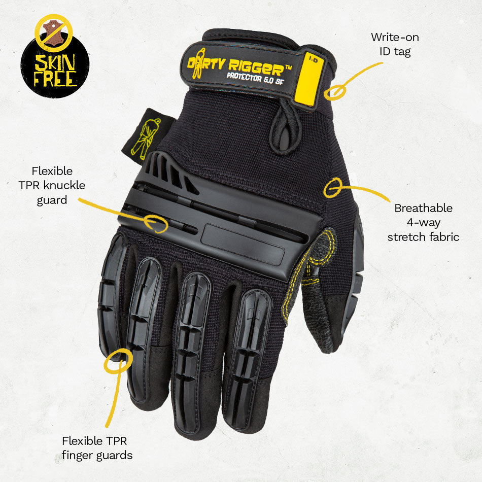 Dirty Rigger Protector Glove – Full-Fingered Rigger Glove
