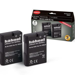 Hähnel HL-EL14/a Nikon 7.4V 1050mAh (EN-EL14) - Twin Pack