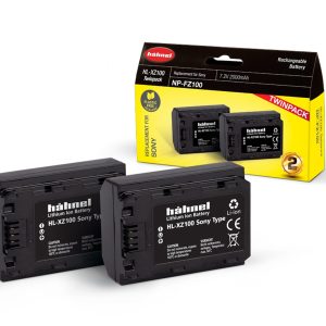 Hähnel HL-XZ100 Sony 7.2V 2000mAh (NP-FZ100) - Twin Pack