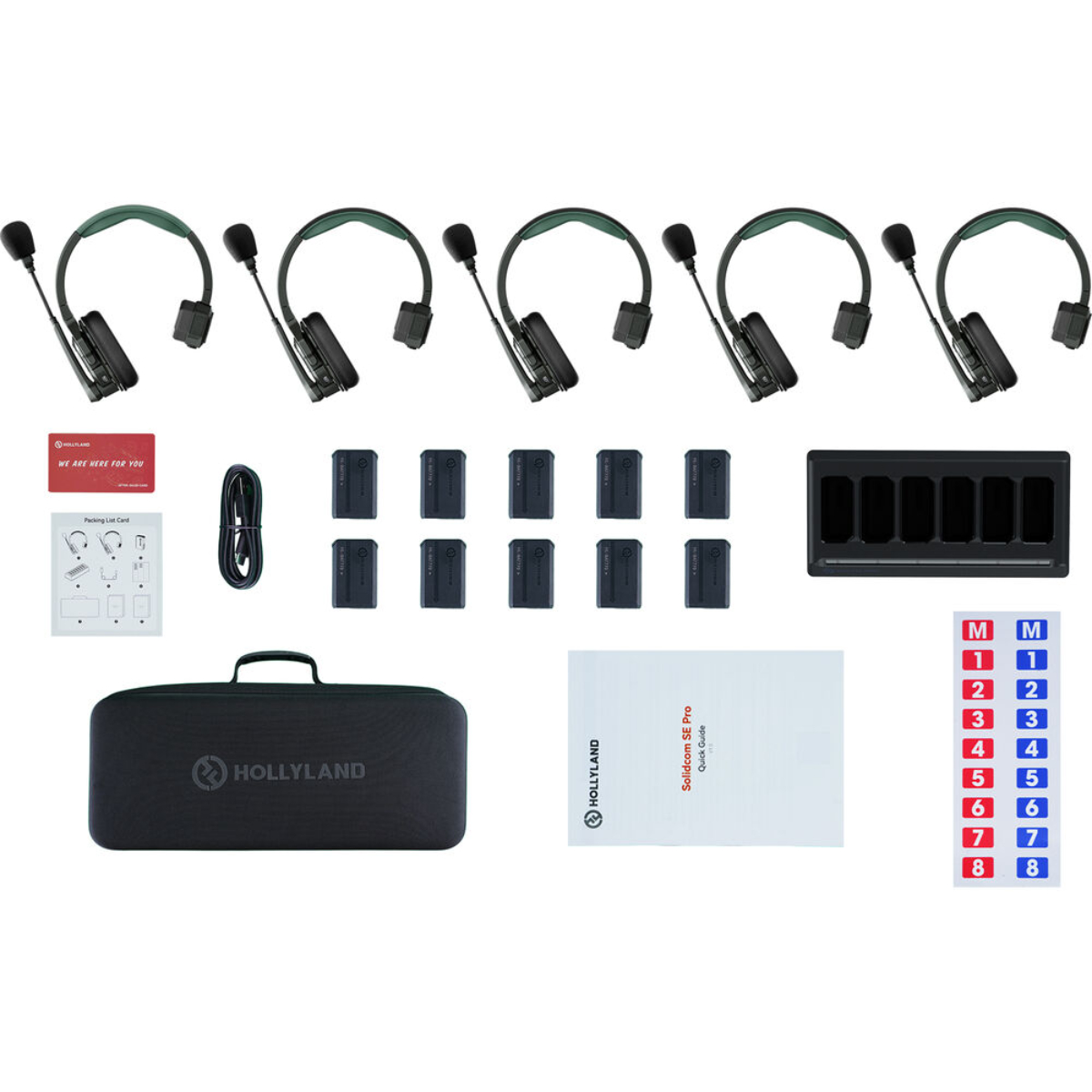 Hollyland Solidcom SE-5S Wireless 5-Person Noise Cancelling Headset Intercom - Image 2
