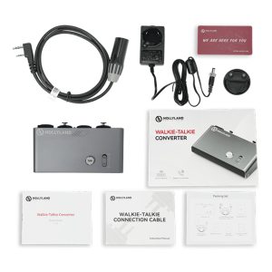Hollyland Walkie-Talkie Converter Kit with K-LEMO Walkie-Talkie Connection Cable