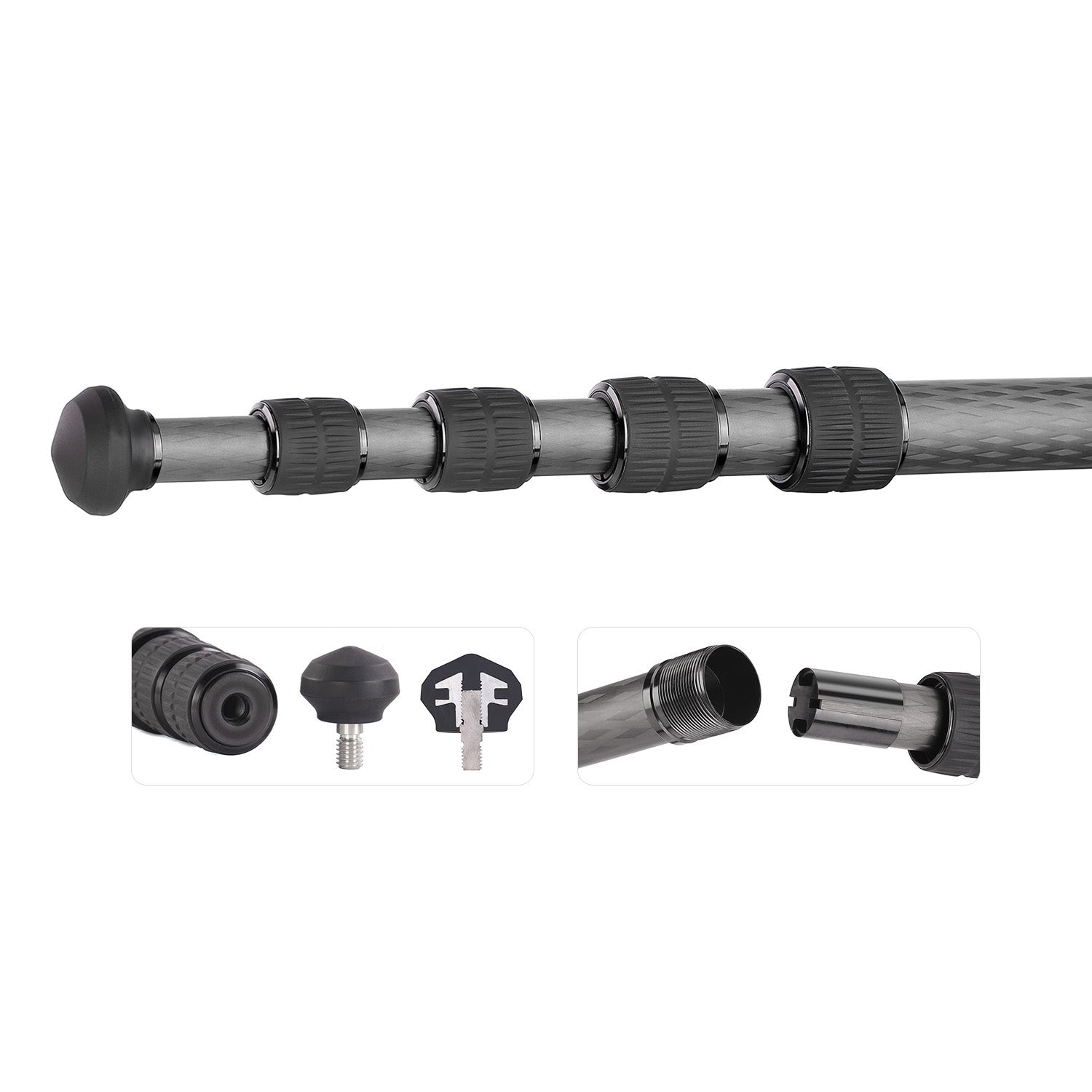 Leofoto Ranger LS-225C + LH-25 Carbon Fiber Tripod Kit