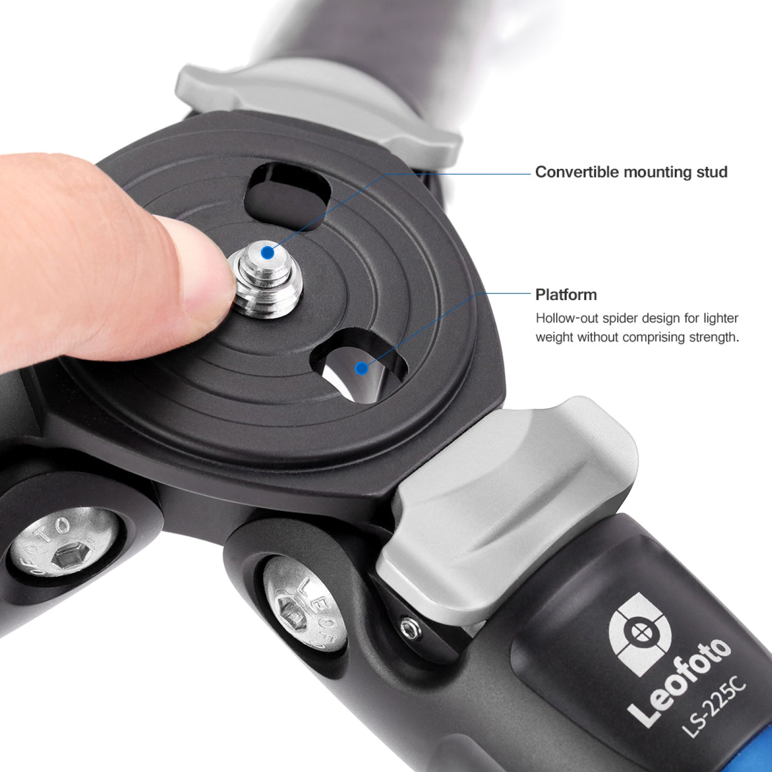 Leofoto Ranger LS-225C + LH-25 Carbon Fiber Tripod Kit