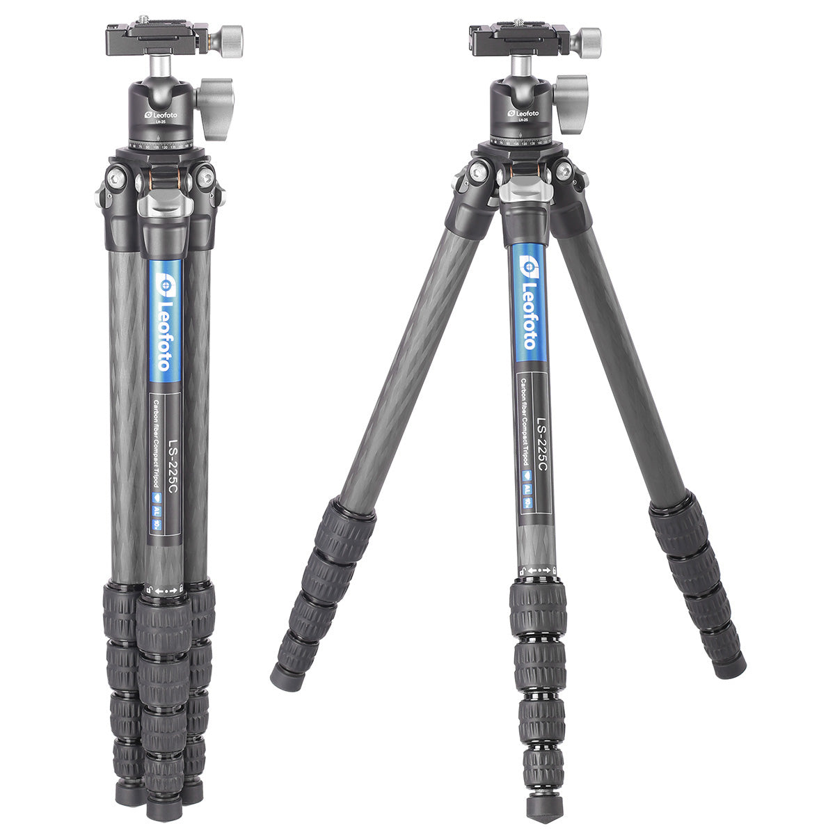 Leofoto Ranger LS-225C + LH-25 Carbon Fiber Tripod Kit