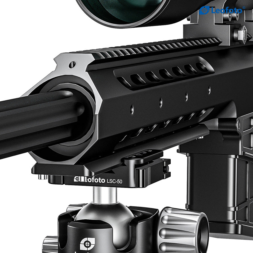 Leofoto LH-47SC Low Profile Ballhead with Dual Profile Picatinny/Arca Clamp