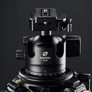 Leofoto LH-55SC Low Profile Ballhead  with Dual Profile Picatinny/Arca Clamp