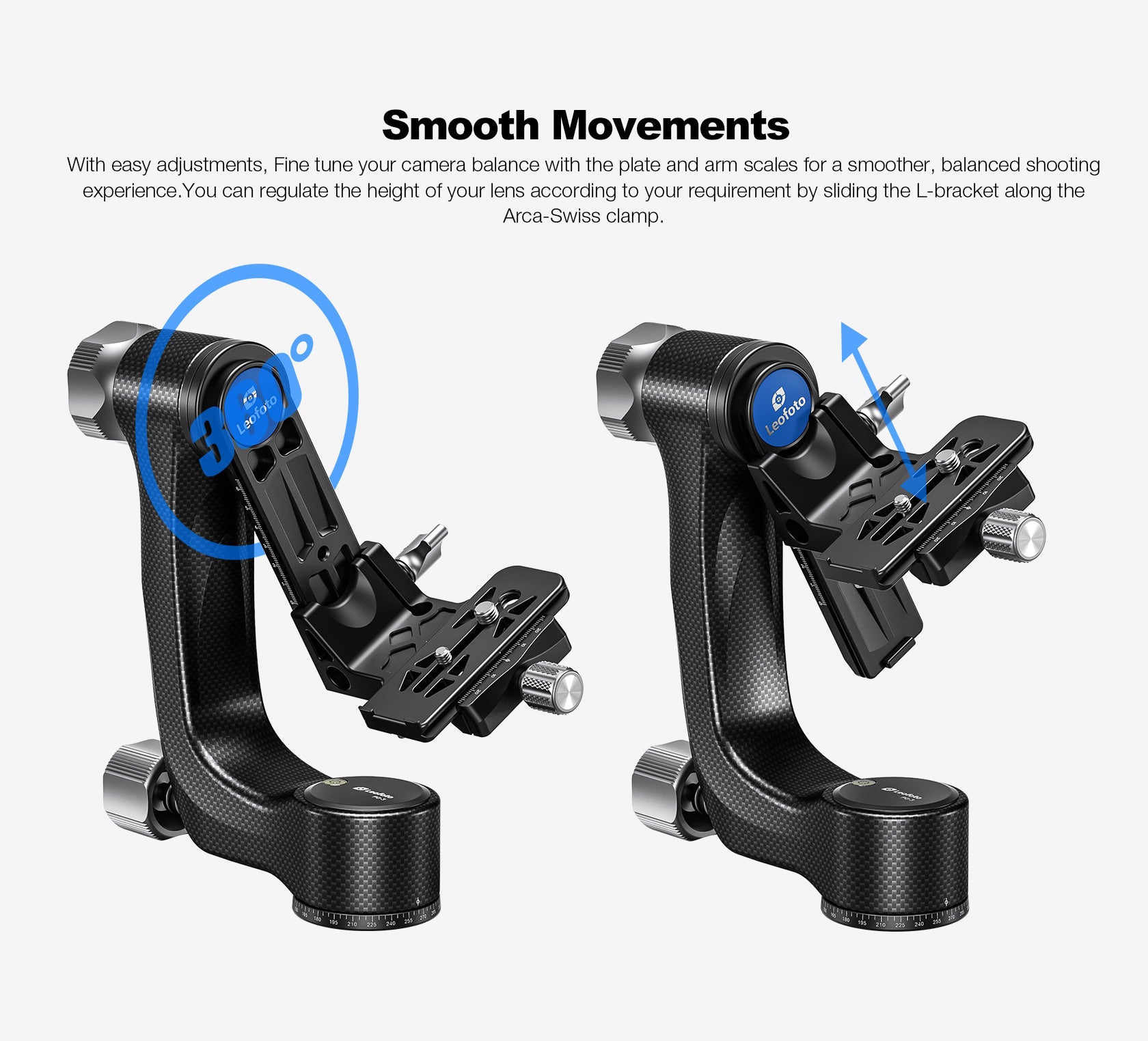 Leofoto PG-3 Carbon Fiber Gimbal