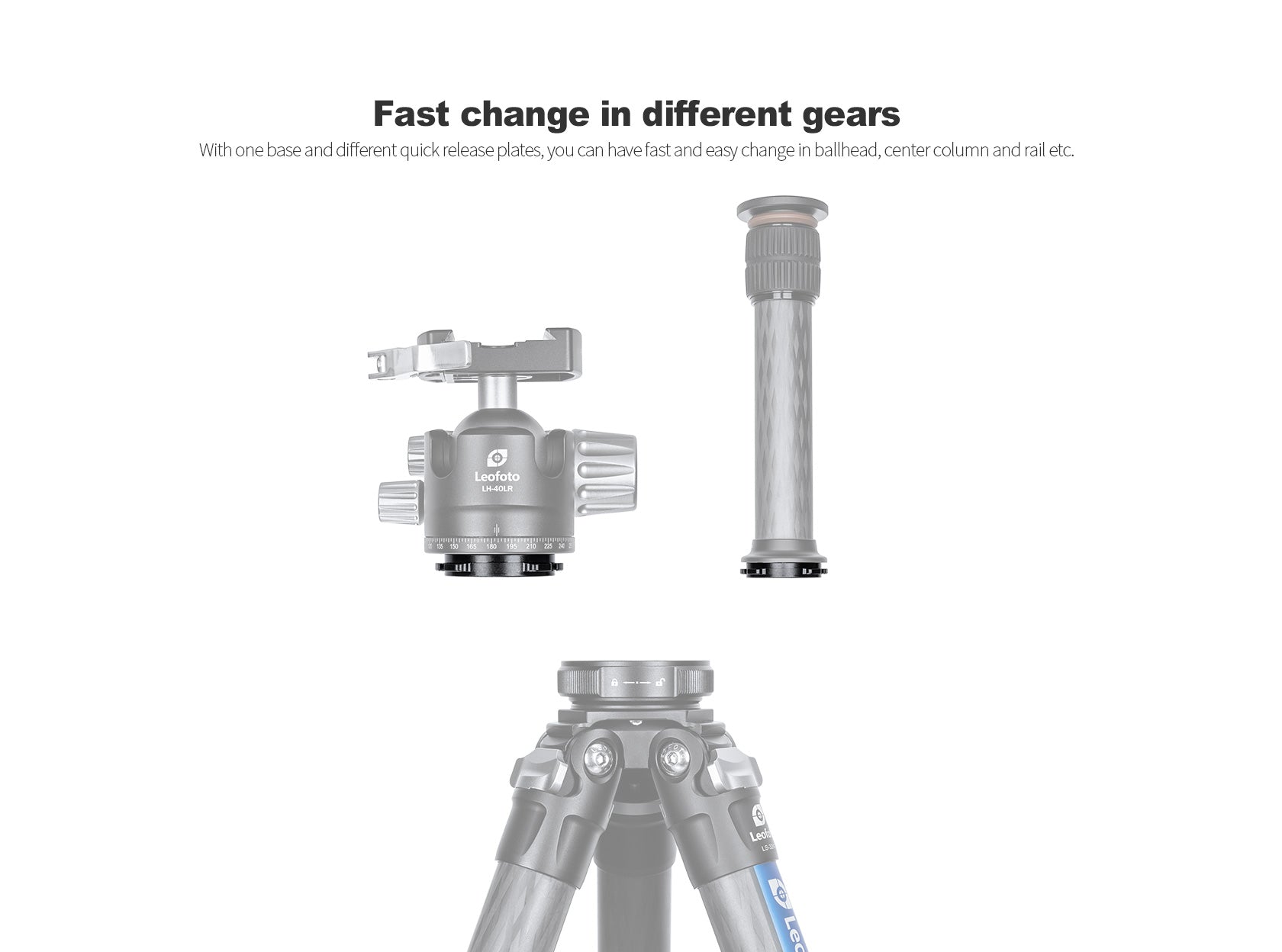 Leofoto Q50 Quicklink Plate