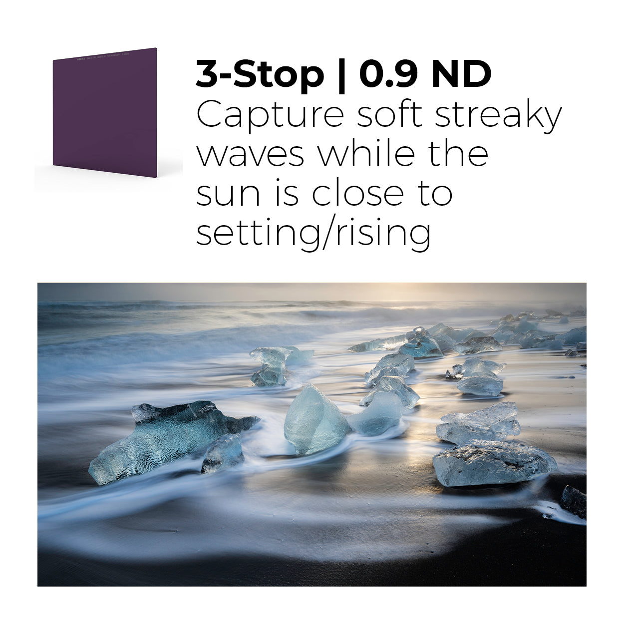 NiSi 100mm Explorer Nano IR ND 0.9 | 3-Stop | ND8