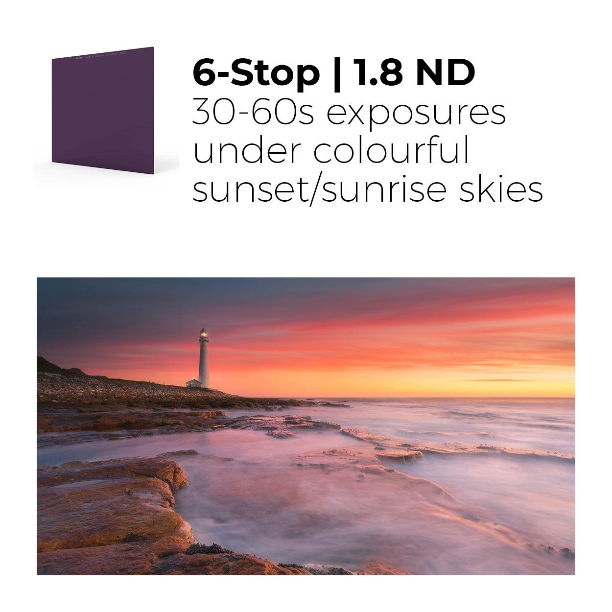 NiSi 100mm Explorer Nano IR ND 1.8 | 6-Stop | ND64