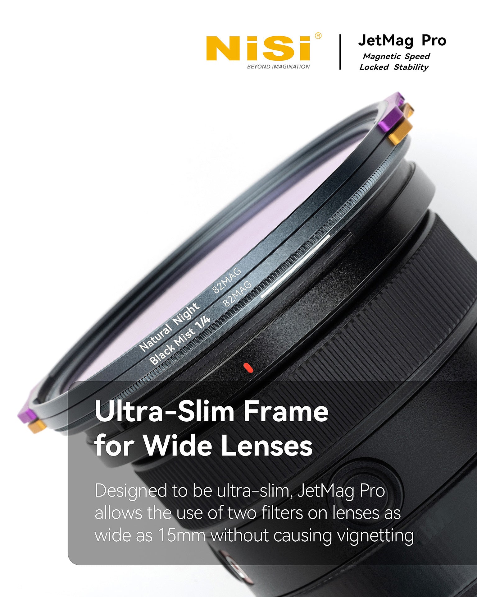 NiSi JetMag Pro 82mm Black Mist Kit