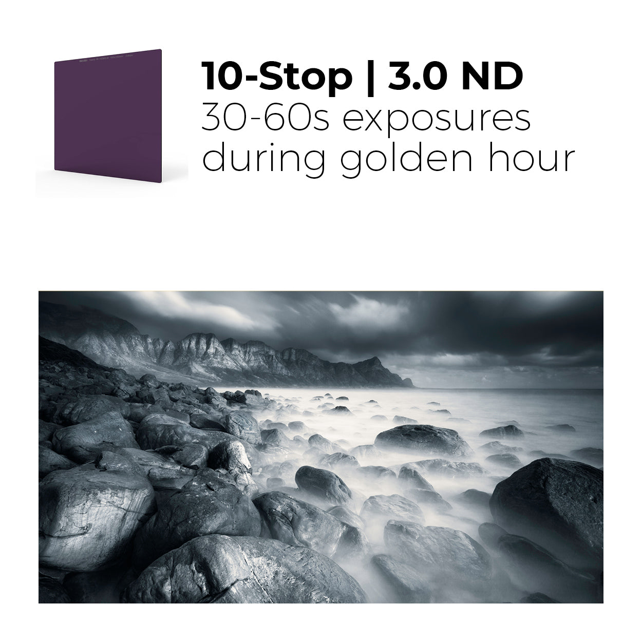 NiSi PRO Nano IR ND1000 | 10-Stop | 3.0
