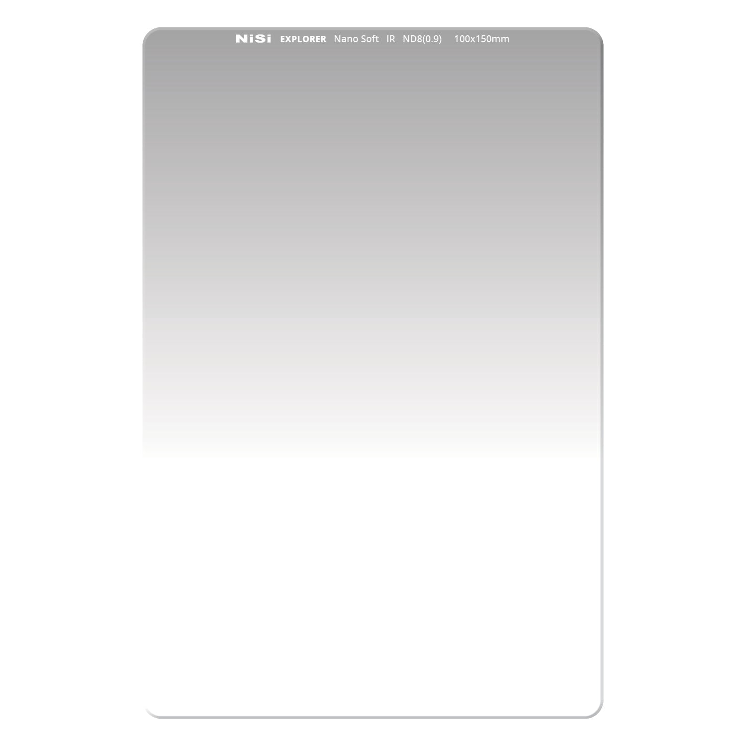 NiSi 100mm Explorer Soft Graduated Nano IR ND Filter 0.9 | 3-Stop | ND8