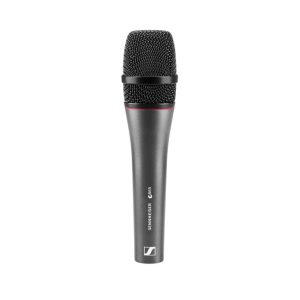 Sennheiser E 865 Super Cardioid Condenser Microphone, XLR-3M, Microphone Clip, Pouch