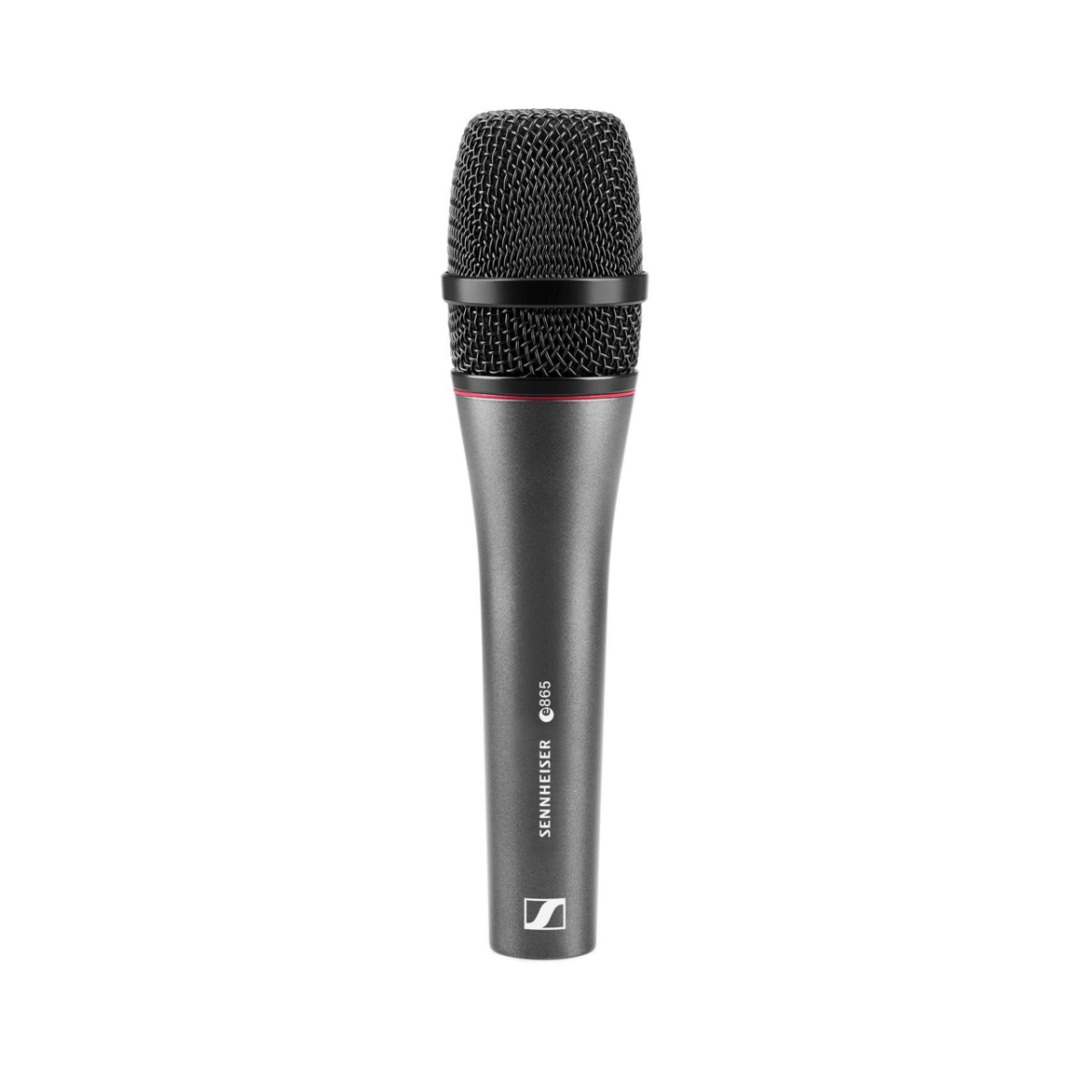 Sennheiser E 865 Super Cardioid Condenser Microphone, XLR-3M, Microphone Clip, Pouch