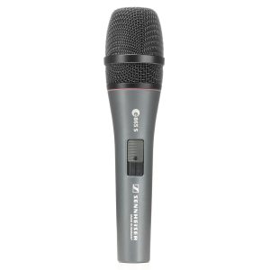 Sennheiser E 865-S Super Cardioid Condenser Microphone, XLR-3M, With On/Off Switch, Mic Clip, Pouch