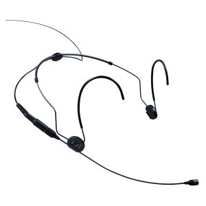 Sennheiser HSP 2-EW Omni-directional Condenser Neckmount Microphone, Size L, 1.6m, Charcoal Grey