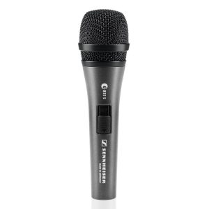 Sennheiser E 835-S-PTT Dynamic Cardioid Microphone, With Push to Talk
