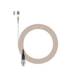 Sennheiser MKE 1-4-3 Omni-directional Lapel Microphone, Beige, 3.3mm Capsule, 3-Pin Lemo
