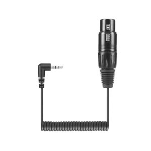 Sennheiser KA 600 I Connection Cable, 0.2m, Coiled, XLR-3F Connector to 3.5mm Jack