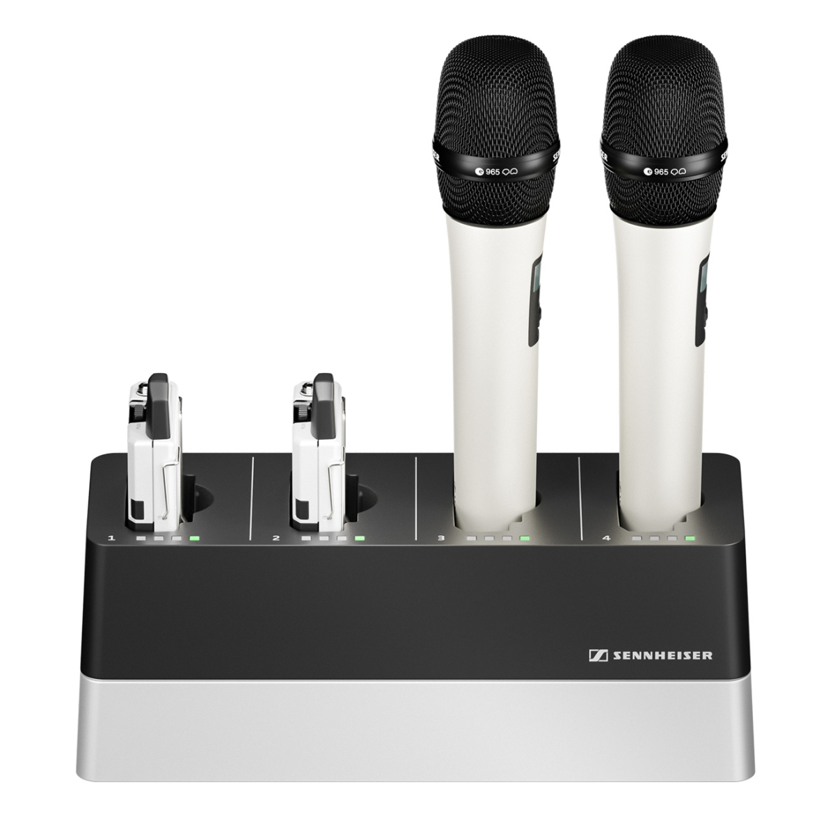 Sennheiser CHG 4N EU Charging Unit with 4 Charging Compartments, For Handheld & Bodypack Transmitter - Image 3