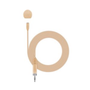 Sennheiser MKE Essential Omni-Beige, Lavalier Microphone, Omni-directional, Beige, 1.6m Cable, 3.5mm