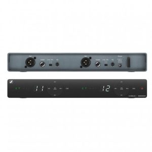 Sennheiser EM-XSW 1 DUAL-B Dual Channel Receiver for XSW 1, NT 12-5 CW Power Supply, 614-638MHz