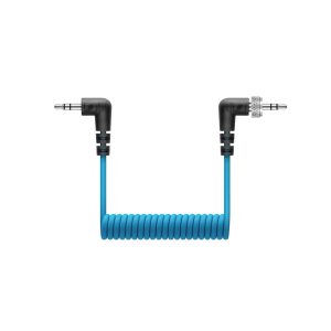 Sennheiser CL 35 TRS Coiled Cable, 3.5mm to 3.5mm Jack Plug, With Locking