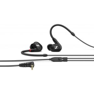 Sennheiser IE 100 PRO Black In-ear Headset, 1.3m Cable, Soft Pouch, Ear Adapters (S/M/L)